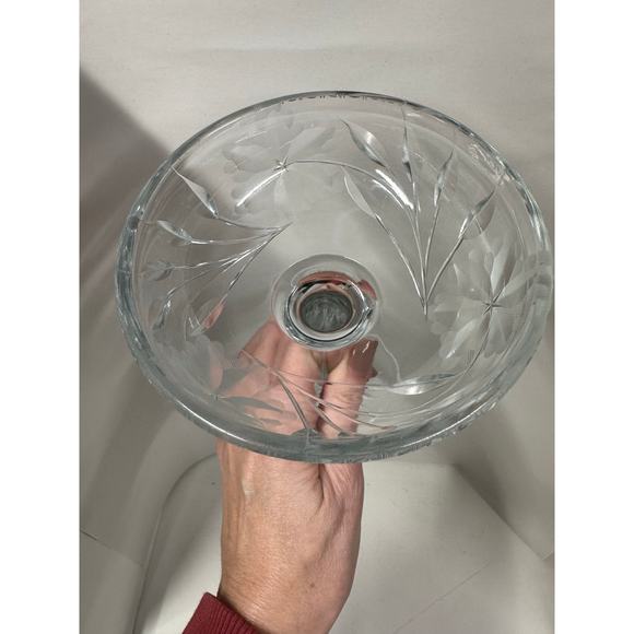 Cut Glass Crystal Compote Antique American Brilliant Period ABP Candy Dish 6.5” - Picture 7 of 8